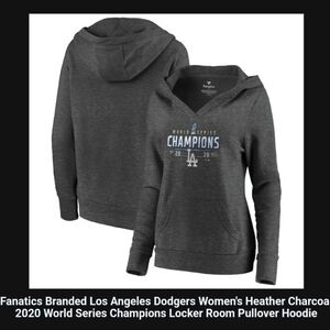 Dodgers women's v cut hoodie